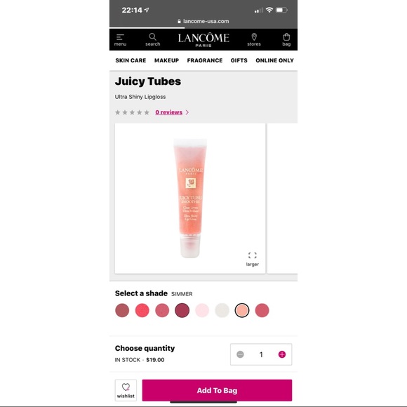 ☑️SOLD☑️LANCÔME Juicy Tubes Set of 2 - Picture 5 of 5